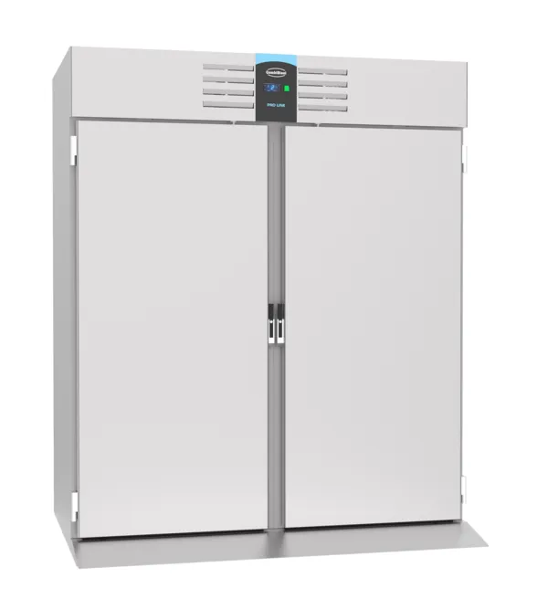 Roll-In-Edelstahl-Gefrierschrank für Wagen - 1400 L
