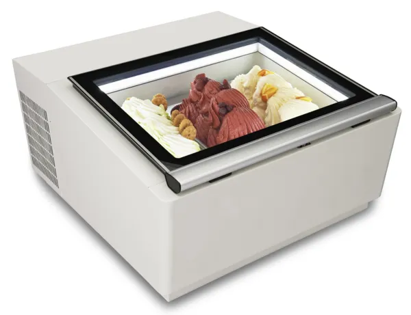 Eistheke zum Aufstellen Weiß - Statisch - 3 x 5 L