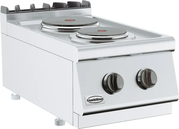 Elektro-Tischherd 700 - 2 Platten - 400 V