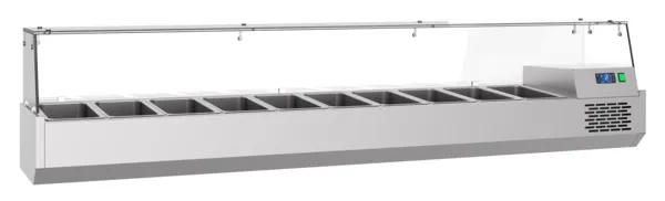 Saladette zum Aufstellen - 10 GN 1/3 Behälter
