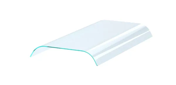 Vitre Courbée Drop-In - 2 Côtés - 2/1