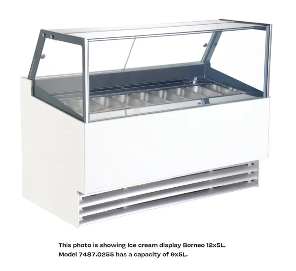 Vitrine für Eiscreme Phuket - 9 x 5 L