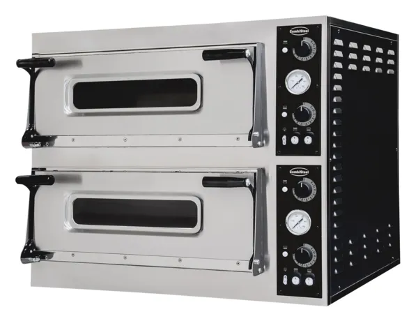 Pizzaoven met 2 Kamers - 2 x 6 Pizza's - 400 V