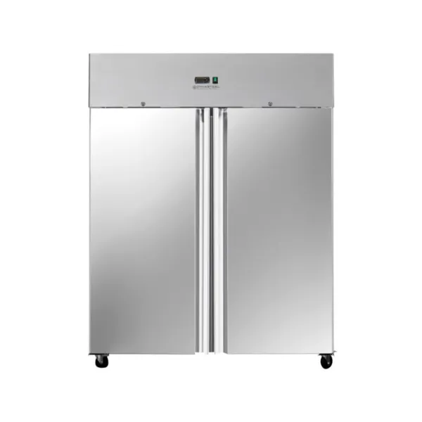 Armoire Réfrigérée Négative 1400 L Inox 2 Portes GN 2/1, Froid Ventilé -18/-22 °C, 815 W, R290