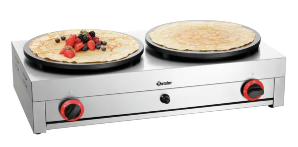 Dubbele Gas Crêpière - Ø 40 cm