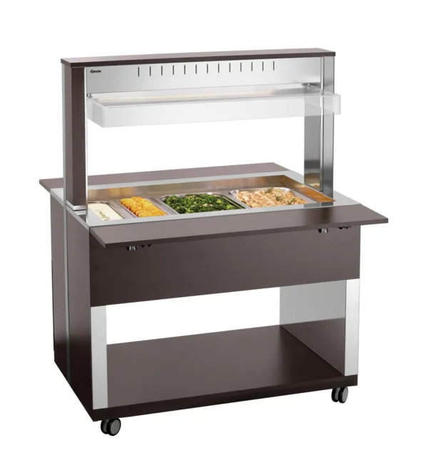 Chariot Buffet Chaud - 3 x GN 1/1