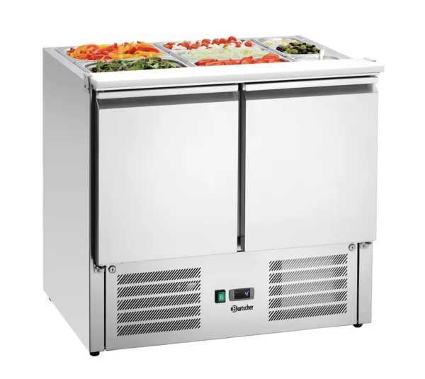 Gekoelde Saladette met 2 Deuren - 2 x GN 1/1 en 3 x GN 1/6