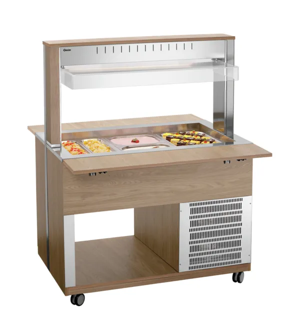 Warme buffetwagen - 3 x GN 1/1