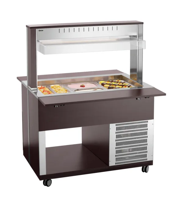 Warme buffetwagen - 3 x GN 1/1