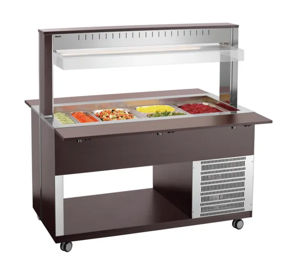 Warme buffetwagen - 4 x GN 1/1