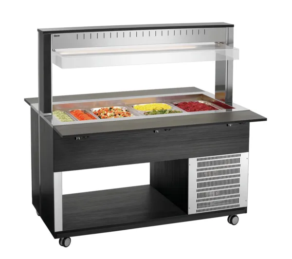Warm Buffetwagen - 4 x GN 1/1
