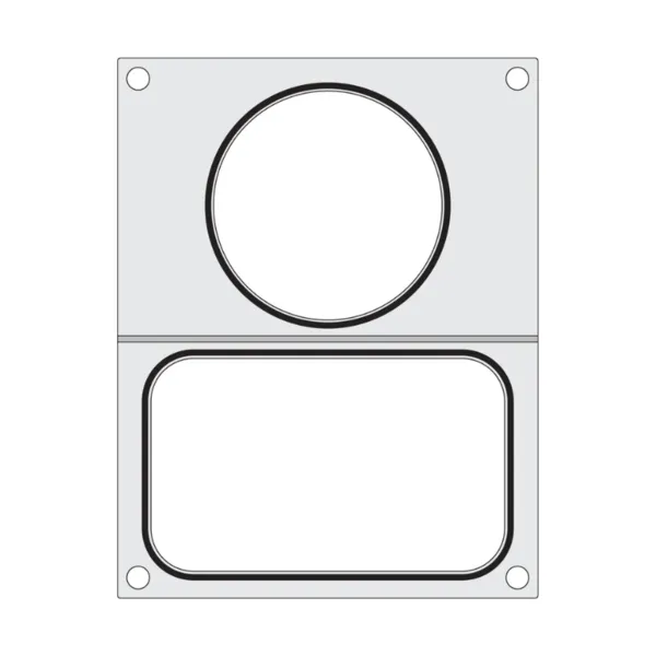 Matrice de Scellage pour Scelleuse Manuelle - Compartiments Rond et Rectangle