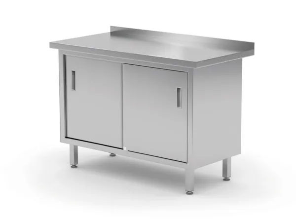 Table Murale - Placard avec Portes Coulissantes - L 1200 x P 600 mm