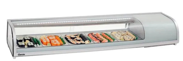 Vitrine voor sushi - 5 GN 1/2