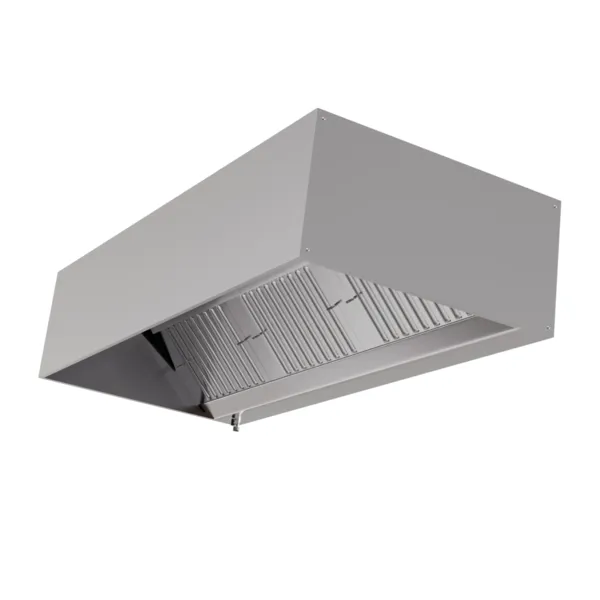 Würfelhaube Tiefe 900 mit LED und ohne Motor - Länge 1800