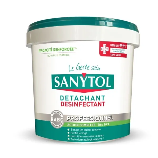 Poudre Détachante Désinfectante pour Linge - 1,5 Kg