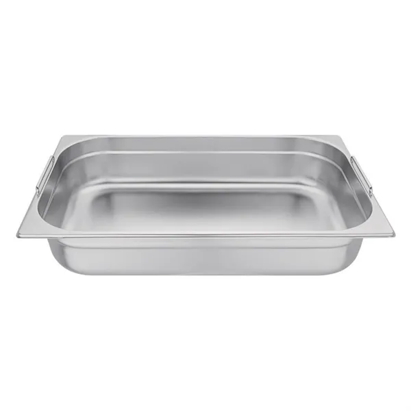 Bac GN 1/1 en Inox avec Poignées - 29 L - H 100 mm