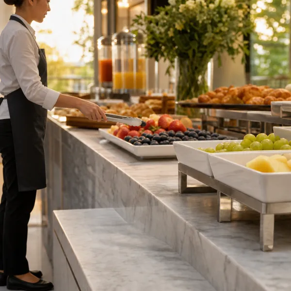Lot de 10 Pinces de Service 25,5 cm Inox, Mâchoires Festonnées, Cuisine Pro, Buffet et Grillades