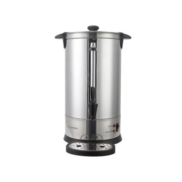 Professionele Koffie Percolator 7 L 48 Kopjes 950 W Inox, Permanent Filter, Bedieningskraan